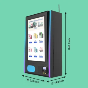 Mega Wall 2.0: Vape Machine with LED Lights & Electronic Lock